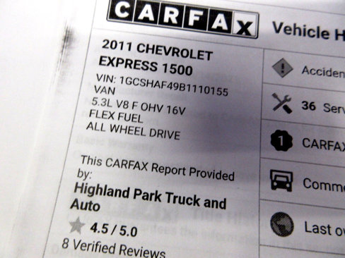 Used 2011 Chevrolet Express 1500 AWD image 8