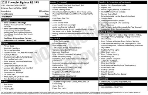 Used 2022 Chevrolet Equinox RS image 5