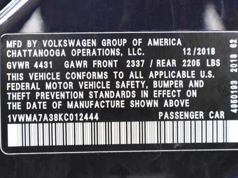 Used 2019 Volkswagen Passat 2.0T SE R-Line image 42