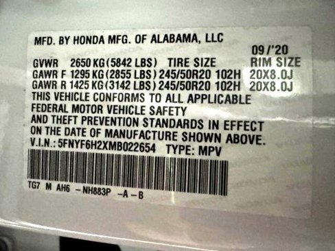 Used 2021 Honda Pilot Special Edition image 19