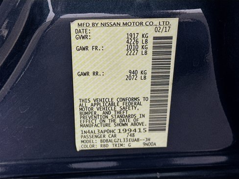 Used 2017 Nissan Altima 2.5 S image 12