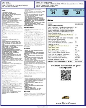 Used 2014 Cadillac SRX Performance w/ Driver Awareness Package image 3
