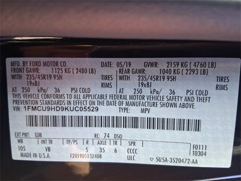 Used 2019 Ford Escape SEL image 18