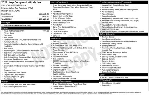 Used 2022 Jeep Compass Latitude image 38