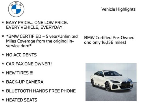 Certified 2023 BMW i4 eDrive40 w/ M Sport Package image 11