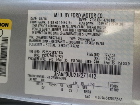 Used 2018 Ford Fusion S image 33
