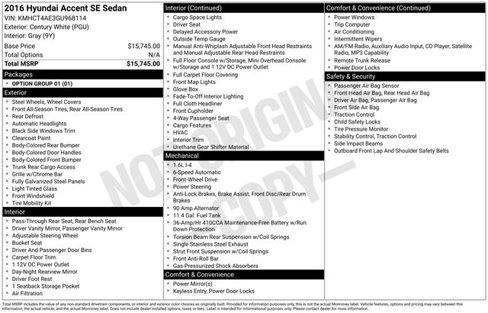 Used 2016 Hyundai Accent SE image 23