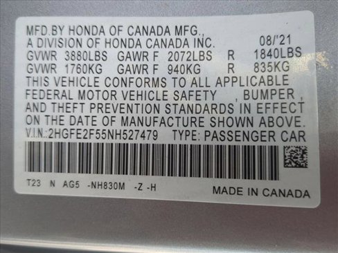 Used 2022 Honda Civic Sport image 28