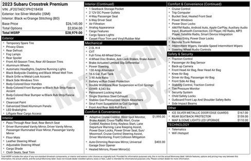 Certified 2023 Subaru Crosstrek 2.0i Premium image 2