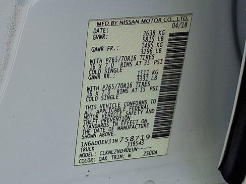 Used 2018 Nissan Frontier SV image 26