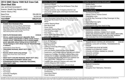 Used 2012 GMC Sierra 1500 SLE w/ Power Tech Package image 2