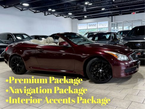 Used 2010 INFINITI G37 Convertible w/ Interior Accent Pkg image 1