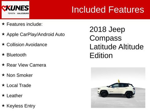 Used 2018 Jeep Compass Altitude image 2
