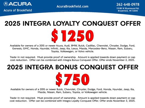 New 2025 Acura Integra image 8
