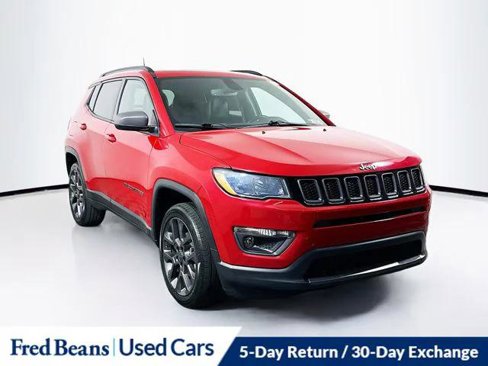 Certified 2021 Jeep Compass 80th Special Edition w/ Sun and Sound Group image 1