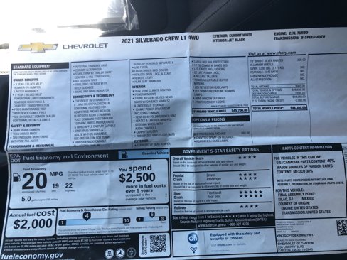 Used 2021 Chevrolet Silverado 1500 LT w/ Bed Protection Package image 29