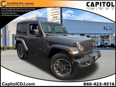 Certified 2021 Jeep Wrangler Sport image 1