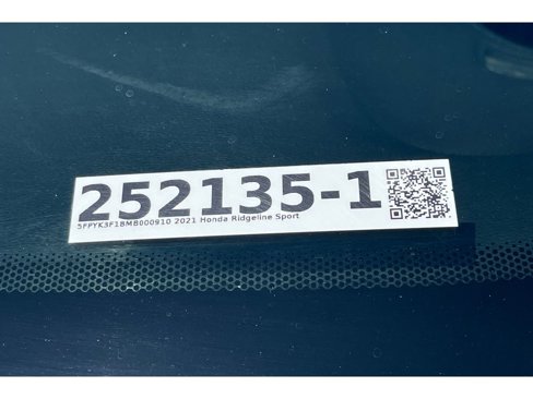 Certified 2021 Honda Ridgeline Sport image 53