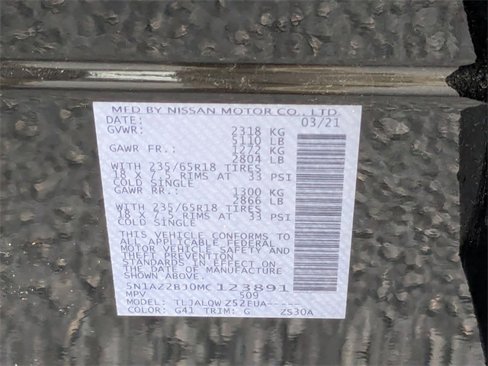 Used 2021 Nissan Murano SV image 40