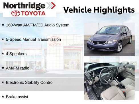 Used 2014 Honda Civic LX image 2