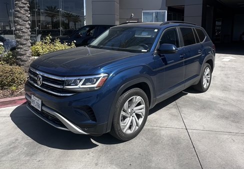 Used 2021 Volkswagen Atlas SE w/ Panoramic Sunroof Package image 1