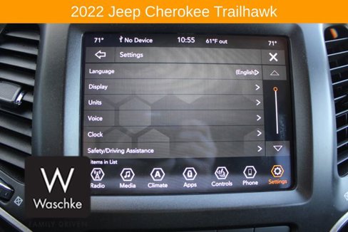 Used 2022 Jeep Cherokee Trailhawk w/ Comfort/Convenience Group image 55