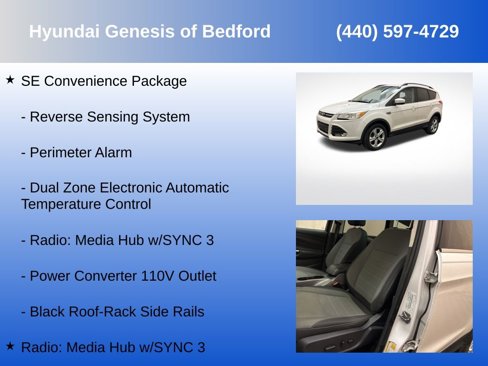 Used 2016 Ford Escape SE w/ Equipment Group 201A image 7