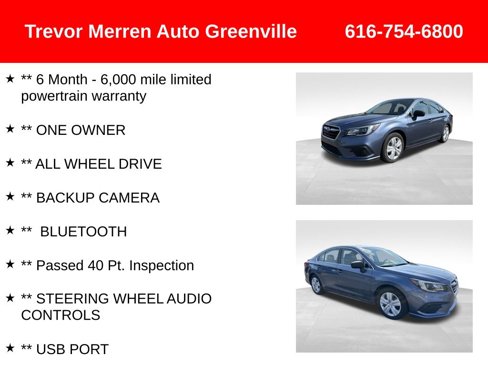 Used 2018 Subaru Legacy 2.5i image 7