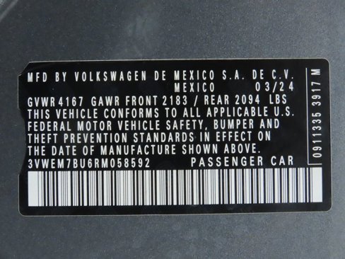 Certified 2024 Volkswagen Jetta SE image 36