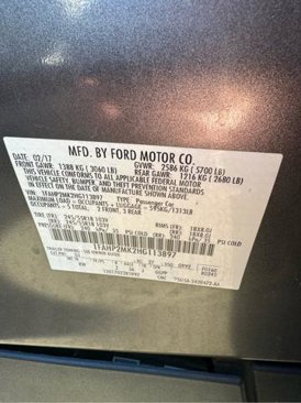 Used 2017 Ford Taurus Police Interceptor AWD w/ Trunk Upfit Package image 25