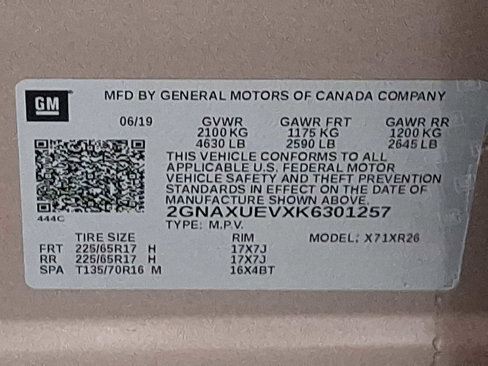 Used 2019 Chevrolet Equinox LT image 25