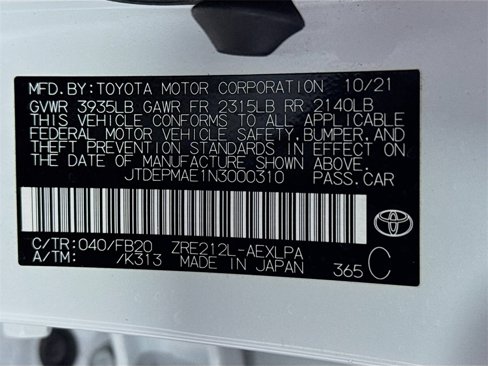 Certified 2022 Toyota Corolla LE image 31