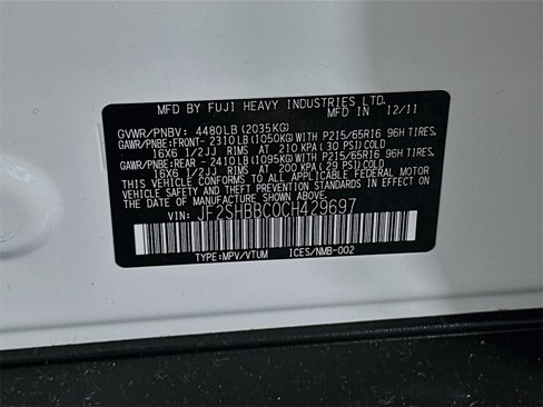 Used 2012 Subaru Forester 2.5X w/ Alloy Wheel Pkg image 27
