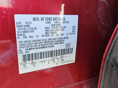 Used 2021 Ford Edge Titanium w/ Equipment Group 301A image 21