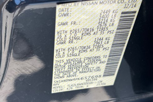 Used 2015 Nissan Xterra S image 24