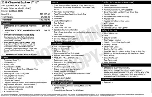 Used 2018 Chevrolet Equinox LT image 2