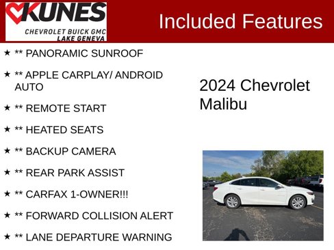 Used 2024 Chevrolet Malibu LT image 2