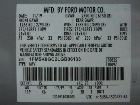 Used 2020 Ford Explorer ST w/ ST Street Pack image 38