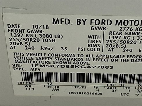 Used 2019 Ford Explorer XLT w/ Equipment Group 202A image 32