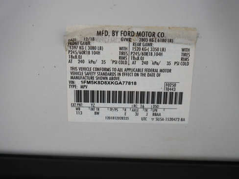 Used 2019 Ford Explorer XLT image 30
