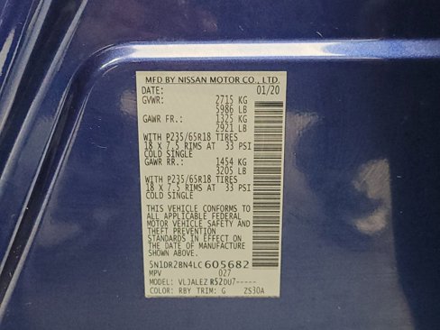 Used 2020 Nissan Pathfinder SV image 33