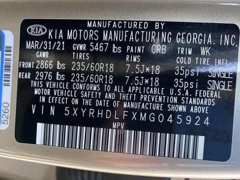 Used 2021 Kia Sorento EX image 49