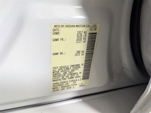 Used 2018 Nissan Altima 2.5 SV w/ 2.5 SV Technology Package image 28