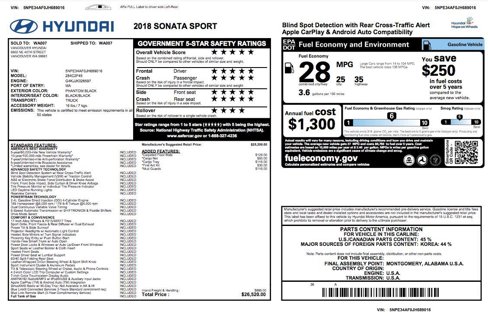 Used 2018 Hyundai Sonata Sport image 11