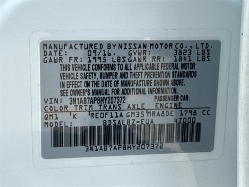 Used 2017 Nissan Sentra S image 30