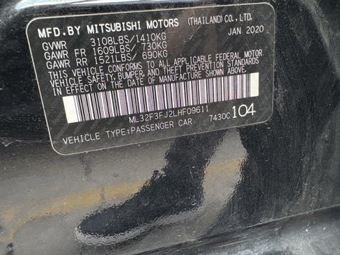 Used 2020 Mitsubishi Mirage G4 ES image 7