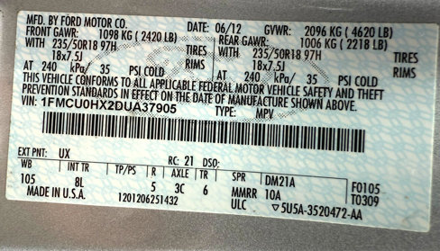 Used 2013 Ford Escape SEL image 44