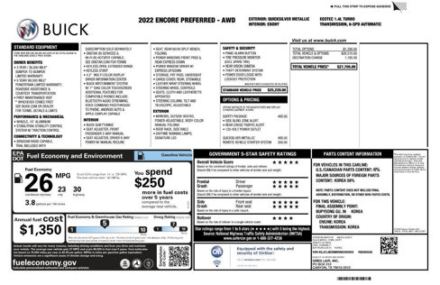 Used 2022 Buick Encore Preferred w/ Safety Package image 2