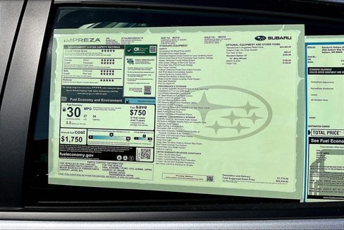 New 2025 Subaru Impreza 2.0i image 26