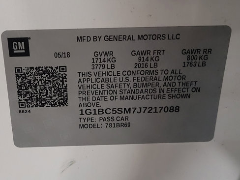 Used 2018 Chevrolet Cruze LS image 33